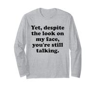 Yet Despite The Look on My Face You'Re Still Talking Sarcasm Manga Larga