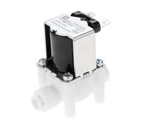 Yetaha válvula solenoide de agua AC 24V DC Electroválvula de agua eléctrica 1/4 "conexión de manguera Válvula electromagnética de plástico RO sistema puro de ósmosis inversa