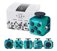 Yetech Juguete Antiestrés Stress Cube,Verde Cubo Anti-estrees con 6 módulos relajantes, para niños y Adultos Anti-ansiedad Anti-Stress