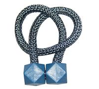 YETGFBH AlzapañOs Cortinas，Recoge Cortinas 4 PCS Cortina Magnética Clip Tizback Decoración Cubo Colgante Bola Titular de Cuerda Correas Holdbacks Accesorios Habitación(Blue)