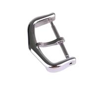 YETGFBH Fibbia,Fibbia Dell'orologio Hebilla de reloj de acero inoxidable 316L, 12mm, 14mm, 16mm, 18mm, cierre de repuesto Uso apto para reloj, oro, plata, rosa(Silver,18mm)