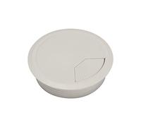 YETGFBH Pasacables Escritorio,Pasacables Mesa Tapa de plástico de Mesa de Escritorio práctico / 80mm Ordenador Personal Escritorio de computadora Alambre Redondo Tidy Oarmet Hardware(Gray,80mm)