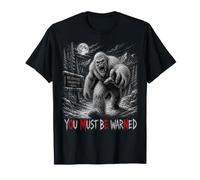 Yeti Bigfoot: Debes ser Advertido, presagio, Advertencia Subliminal Camiseta
