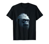 Yeti Cara Nieve Criatura Montaña Leyendas Arte Camiseta
