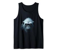 Yeti Cara Nieve Criatura Montaña Leyendas Arte Camiseta sin Mangas