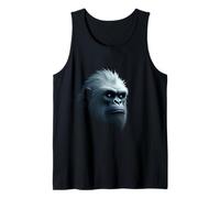 Yeti Cara Nieve Criatura Montaña Leyendas Arte Camiseta sin Mangas