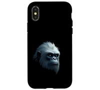 Yeti Cara Nieve Criatura Montaña Leyendas Arte Carcasa para iPhone X/XS