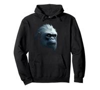 Yeti Cara Nieve Criatura Montaña Leyendas Arte Sudadera con Capucha
