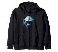 Yeti Cara Nieve Criatura Montaña Leyendas Arte Sudadera con Capucha