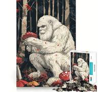 Yeti con Setas,Rompecabezas para Adultos de 1000 Piezas,Juego de Memoria,Ajuste, Compacto,Ideal para Jugar en Familia (38x26cm)