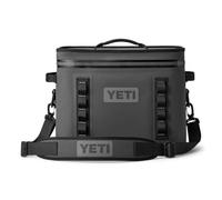 YETI Hopper Flip 18 - Bolsa térmica grande (carbón) - Aislamiento ColdCell y cremallera Hydrolok a prueba de fugas - Bolsa térmica portátil para días completos - Se adapta a 30 latas o hielo de 12 kg