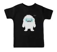 Yeti Kid Boy Girl T-Shirt Black 3XL