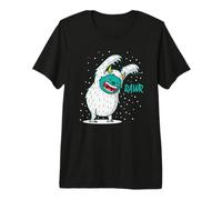 Yeti Monstruos asustados en la Nieve Camiseta Premium