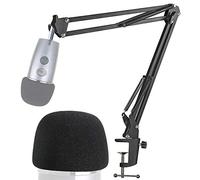 Yeti Nano - Soporte para micrófono con filtro pop, soporte de brazo para micrófono con cubierta de espuma para micrófono Blue Yeti Nano YOUSHARES