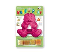 Yeti Puff and Play - Juguete Interactivo para Perros, dispensador de golosinas, Divertido Juguete Estimulante para Masticar para dentición, Entrenamiento de Comportamiento, Calma la ansiedad, para