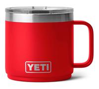 YETI Rambler Mug, Vacuum Insulated Stainless Steel Stackable Mug with Magslider Lid, Rescue Red, 14 oz (414 ml)