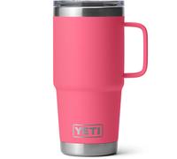 YETI Rambler Travel Mug, Stainless Steel Vacuum Insulated Mug with Stronghold Lid, Tropical Pink, 20 oz (591 ml)
