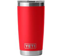 YETI Rambler Tumbler, Vacuum Insulated Stainless Steel Tumbler with Magslider Lid, Rescue Red, 20 oz (591 ml)