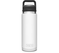 YETI Rambler Bottle Chug, Vacuum Insulated Stainless Steel Bottle with Chug Cap, White, 26 oz (760 ml)