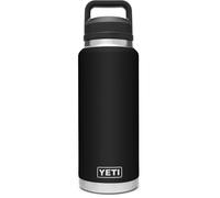 YETI Rambler Bottle Chug, Vacuum Insulated Stainless Steel Bottle with Chug Cap, Black, 36 oz (1065 ml)