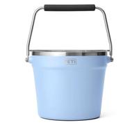 YETI Rambler Beverage Bucket, Double-Wall Vacuum Insulated Ice Bucket with Lid, Big Sky Blue