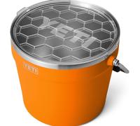 YETI Rambler Beverage Bucket, Double-Wall Vacuum Insulated Ice Bucket with Lid, King Crab