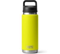 YETI Rambler - Botella de 26 onzas, a prueba de fugas, aislada al vacío, acero inoxidable con tapa para beber, color amarillo luciérnaga
