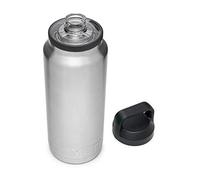 YETI Rambler Botella de 36 onzas, aislada al vacío, acero inoxidable con tapa para beber, inoxidable