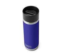 YETI Rambler - Botella de acero inoxidable aislada al vacío con tapa Hot Shot, 18 onzas, azul marino