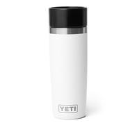 YETI Rambler Botella de viaje de 473 ml con tapa a prueba de fugas, botella térmica de acero inoxidable aislada al vacío, color blanco