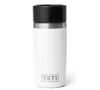 YETI Rambler - Botella de viaje, termo de café de acero inoxidable aislado al vacío con tapa a prueba de fugas, color blanco, 355 ml