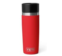 YETI Rambler - Botella de viaje, termo de café de acero inoxidable aislado al vacío con tapa a prueba de fugas, rojo rescate, 473 ml