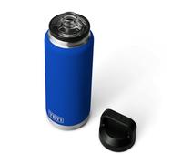 YETI Rambler Bottle Chug, botella de acero inoxidable aislada al vacío con tapa a prueba de fugas, azul real, 36 onzas (1 L)