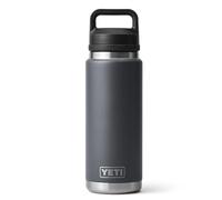 YETI Rambler Bottle Chug, botella de acero inoxidable aislada al vacío con tapa a prueba de fugas, carbón, 769 ml
