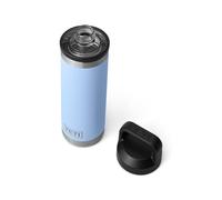 YETI Rambler Bottle Chug, Vacuum Insulated Stainless Steel Bottle with Chug Cap, Big Sky Blue, 18 oz (532 ml)
