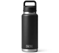 YETI Rambler Bottle Chug, Vacuum Insulated Stainless Steel Bottle with Chug Cap, Black, 36 oz (1065 ml)