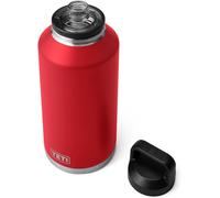 YETI Rambler Bottle Chug, Vacuum Insulated Stainless Steel Bottle with Chug Cap, Rescue Red, 64 oz (1.9 L)