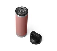 YETI Rambler Bottle Chug, Vacuum Insulated Stainless Steel Bottle with Chug Cap, Sandstone Pink, 18 oz (532 ml)