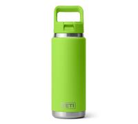YETI Rambler C - Botella con pajita de 769 ml, de acero inoxidable aislada al vacío con tapa de pajita hermética, color Venom, 26 onzas (769 ml)