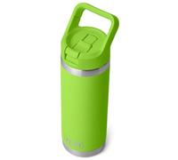 YETI Rambler C - Botella de acero inoxidable aislada al vacío con tapa de popote a prueba de fugas, Venom, 532 ml