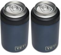 YETI Rambler Colster, Stainless Steel Can Insulator, Navy, 330 ml (Paquete de 2)
