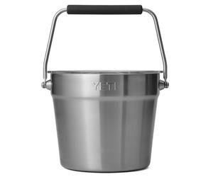 YETI Rambler - Cubitera para bebidas, doble pared aislada al vacío con tapa, acero inoxidable, 7,6 L
