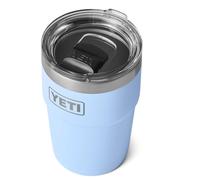 YETI Rambler Cup, Vacuum Insulated Stainless Steel Stackable Cup with Magslider Lid, Big Sky Blue, 16 oz (475 ml)