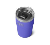 YETI Rambler Cup, Vacuum Insulated Stainless Steel Stackable Cup with Magslider Lid, Ultra Marine Violet, 16 oz (475 ml)