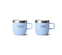 YETI Rambler Espresso Mug, Vacuum Insulated Stainless Steel Stackable Mug, Big Sky Blue, 2 Pack 6 oz (177 ml)