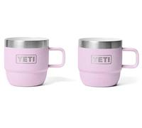 YETI Rambler Espresso Mug, Vacuum Insulated Stainless Steel Stackable Mug, Cherry Blossom, 2 Pack 6 oz (177 ml)