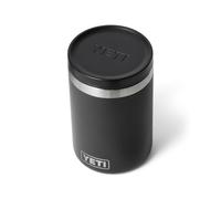 YETI Rambler Food Jar, Stainless Steel Jar, Black, 16 oz (473 ml)