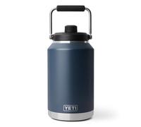 YETI Rambler Jarra de acero inoxidable aislada al vacío con tapa magnética, azul marino, 1 g (3,7 L)
