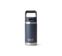 YETI Rambler Jr. Botella infantil de 12 onzas, con tapa de pajita, azul marino
