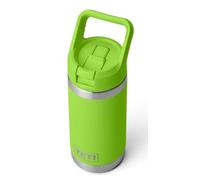 YETI Rambler Jr - Botella infantil de acero inoxidable aislada al vacío con tapa con pajilla, Venom, 355 ml